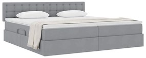 vidaXL Κρεβάτι με αποθηκευτικό χώρο και στρώμα με στρώμα 200 x 200 cm