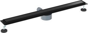 vidaXL Σιφόνι ντους 2-σε-1 με 360° σιφόνι Μαύρο 90 cm