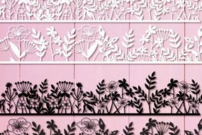 Intra απο ξύλο plywood 3mm-4mm πάχος – Wildflowers Art Wall Art Δίασταση 40x30 cm INTRAFABR-89822251