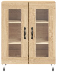 vidaXL Ντουλάπι Sonoma Δρυς 69,5 x 34 x 90 εκ. από Επεξεργασμένο Ξύλο