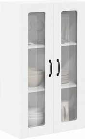 vidaXL Ραφιέρα τοίχου LUCCA Λευκό 60 x 31 x 100 εκ. Επεξεργασμένο Ξύλο