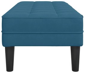 vidaXL Πάγκος Μπλε 113x57x39 εκ. Βελούδο