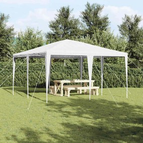 vidaXL Σκηνή Πάρτυ Λευκό 400 x 400 x 266 εκ Πολυαιθυλένιο και Ατσάλι