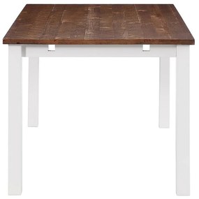 Τραπέζι Riverton 631, Πεύκο, Άσπρο, 75x90x180cm, Ξύλο, Ινοσανίδες μέσης πυκνότητας, Ξύλο: Πεύκο | Epipla1.gr
