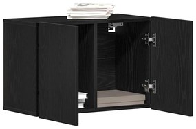vidaXL Έπιπλο Τηλεόρασης Μαύρο Δρυς 60x30x41 εκ. από Τεχνητό Ξύλο