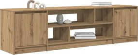 vidaXL Έπιπλο Τηλεόρασης Δρυς τεχνίτης 188,5x41x50 εκ. Επεξ. Ξύλο