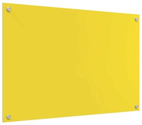 vidaXL Πλακάκι Κουζίνας Κίτρινο 90x60x0,6 εκ Σκληρυμένο Γυαλί