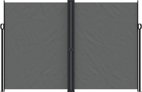 vidaXL Σκίαστρο Πλαϊνό Συρόμενο Ανθρακί 220x1200 εκ.