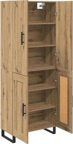vidaXL Highboard 2 pcs Artisan Oak 69,5 x 34 x 180 εκ.