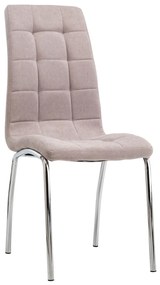 Καρέκλα Amelia Fabric Μπεζ 42 x 43 x 95