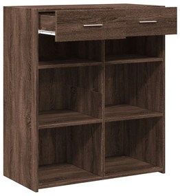 vidaXL Ντουλάπι Καφέ Δρυς 80x42,5x93 εκ. Επεξεργασμένο Ξύλο