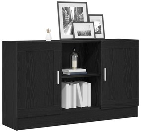 vidaXL Μαύρος Ξύλινος Μπουφές 120x30,5x70 εκ. Επεξεργασμένο Ξύλο