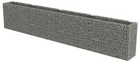 vidaXL Συρματοκιβώτιο-Γλάστρα Υπερυψωμένη 540x50x100 εκ. Γαλβ. Χάλυβας