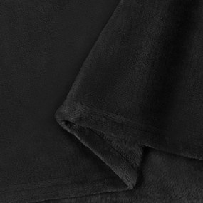 vidaXL Ριχτάρια 6 pcs Μαύρο 220 x 240 cm Μαλλί