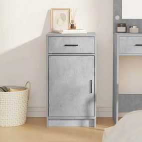 vidaXL Πλαϊνό γραφείο Σκυρόδεμα Γκρι 40 x 40.5 x 75 εκ
