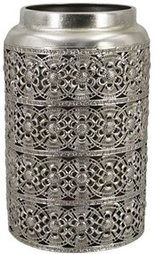 Φανάρι 15-00-22410 Φ18,5x30cm Silver Marhome Metal