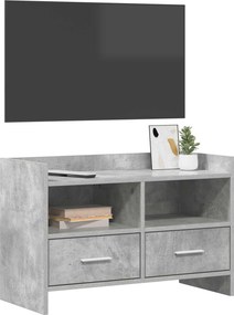 vidaXL Ντουλάπι TV 71,5 x 33 x 47 εκ. Γκρι Σκυροδέματος