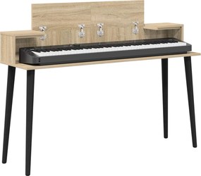 vidaXL Γραφείο Στούντιο Sonoma Δρυς 110 x 36 x 19,5 εκ.