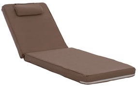 ΜΑΞΙΛΑΡΙ ΞΑΠΛΩΣΤΡΑΣ TEXTILENE 600gr/m2 2X1 SIFNOS ΜΟΚΑ HM11237.04T 194x70x11εκ.