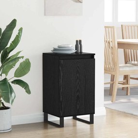 vidaXL Πλαϊνό γραφείο Μαύρη Οξυά 40 x 35 x 70 εκ. Επεξεργασμένο ξύλο