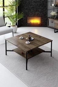 Coffee Table Black Line - Walnut, Black Walnut
Black