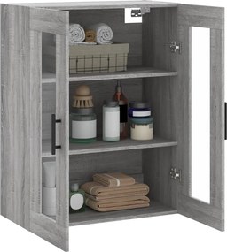 vidaXL Ντουλάπι Τοίχου Γκρι Sonoma 69,5 x 34 x 90 εκ.