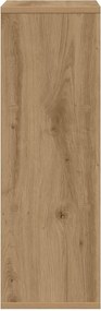 vidaXL Πλαϊνό γραφείο Artisan Oak 25,5 x 22 x 69,5 εκ