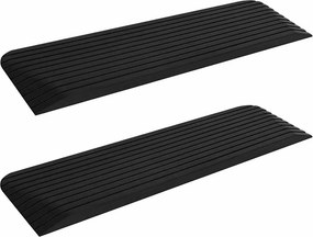 vidaXL Ράμπες Πεζοδρομίου / Πόρτας 2 τεμ. 110x32x3,8 εκ. από Καουτσούκ