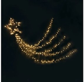 Χριστουγεννιάτικο Αστέρι με ουρά με 150 LED IP44 SHOOTING STAR ACA-X081501225-Κίτρινο X081501225