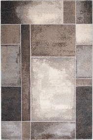 Χαλί Alva 4697A 75 Dark Vison-Beige Βιοκαρπέτ 80X150cm
