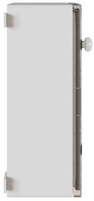 vidaXL Ντουλάπι Ελέγχου Γκρι 35 x 19.5 x 50 εκ. ΑΒΣ Πλαστικό