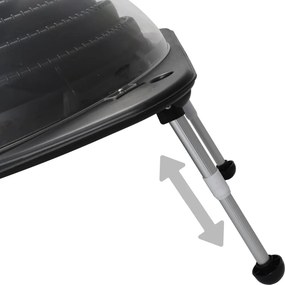 vidaXL Θερμαντικά Πισίνας Ηλιακά 2 τεμ. 75 x 75 x 36εκ. HDPE/Αλουμίνιο