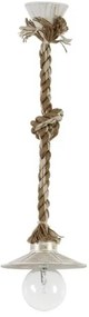 Κρεμαστό Φωτιστικό Οροφής LP-150K-S-MIX-ROPE Λευκό-Μπρονζέ 31-1104 Heronia-31-1104-Μπρονζέ 31-1104
