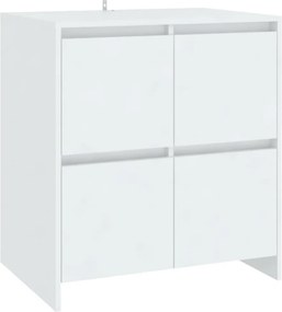 vidaXL Ντουλάπια 2 τεμ. Λευκά 70 x 41 x 75 εκ. από Επεξ. Ξύλο