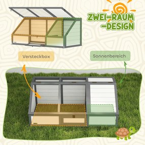 Turtle Box Εξωτερικό περίβλημα χελώνας χωρίς πάτο Σχέδιο Easy Open Turtle House Λευκό