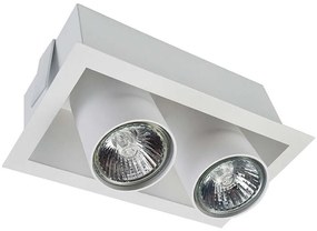 Φωτιστικό Οροφής - Σποτ Eye Mod 8938 Χωνευτό 2xGU10 35W White Nowodvorski Metal