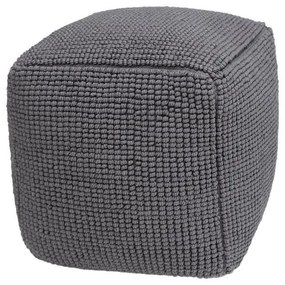 Πούφ Σκαμπό FL822 Fylliana Τετράγωνο Γκρί 45x45x45εκ. 45x45x45 εκ.