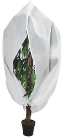 vidaXL Κάλυμμα Φυτών Αντιπαγετικό με Φερμουάρ 70 γρ./μ² 3,14 x 2,5 μ.