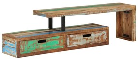 vidaXL Βάση Τηλεόρασης (118-200) x 30x40 εκ. από Μασίφ Ξύλο Ανακυκλωμένου Ξύλου