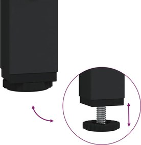 vidaXL Βιβλιοθήκη 5 Επιπέδων Καπνιστή Δρυς 40x30x154 εκ. Επεξεργ. Ξύλο