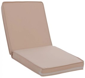 Pillow for chair with Back Polyester Chios Beige  117(45+72)x45x5cm