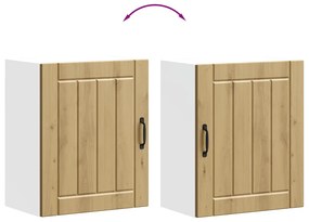 ντουλάπι τοίχου κουζίνας "Lucca" Artisan Oak Engineered Wood - Καφέ
