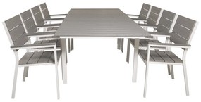 Σετ Τραπέζι και καρέκλες Dallas 3023, Polyξύλο, Μέταλλο | Epipla1.gr