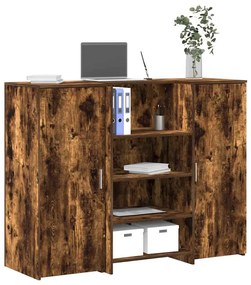 vidaXL Γραφείο υποδοχής 135x50x103,5 εκ. Επεξεργασμένο Ξύλο