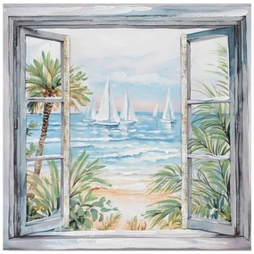 Πίνακας σε καμβά Deive 3D Inart 80x3x80εκ