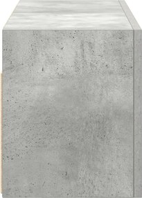 vidaXL Ντουλάπι τοίχου μπάνιου Γκρι μπετόν 60x25x30 cm