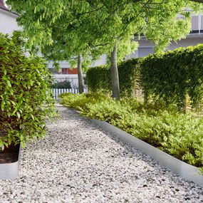 vidaXL Περίγραμμα γκαζόν 10 τμχ. 15 x 103 cm Γαλβανισμένος Χάλυβας