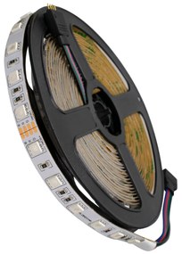 GloboStar® 70229 Ταινία LED SMD 5050 5m 14.4W/m 60LED/m 800lm/m 120° DC 24V IP20 RGB