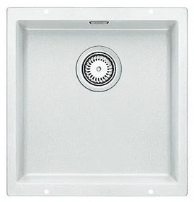 Blanco Subline-U 400-U White SILGRANIT™ PuraDur™ Γρανιτένιος Νεροχύτης Υποκαθήμενος με 1 Γούρνα 43x46 cm