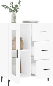 vidaXL Ντουλάπι Λευκό 69,5 x 34 x 90 εκ. από Επεξεργασμένο Ξύλο